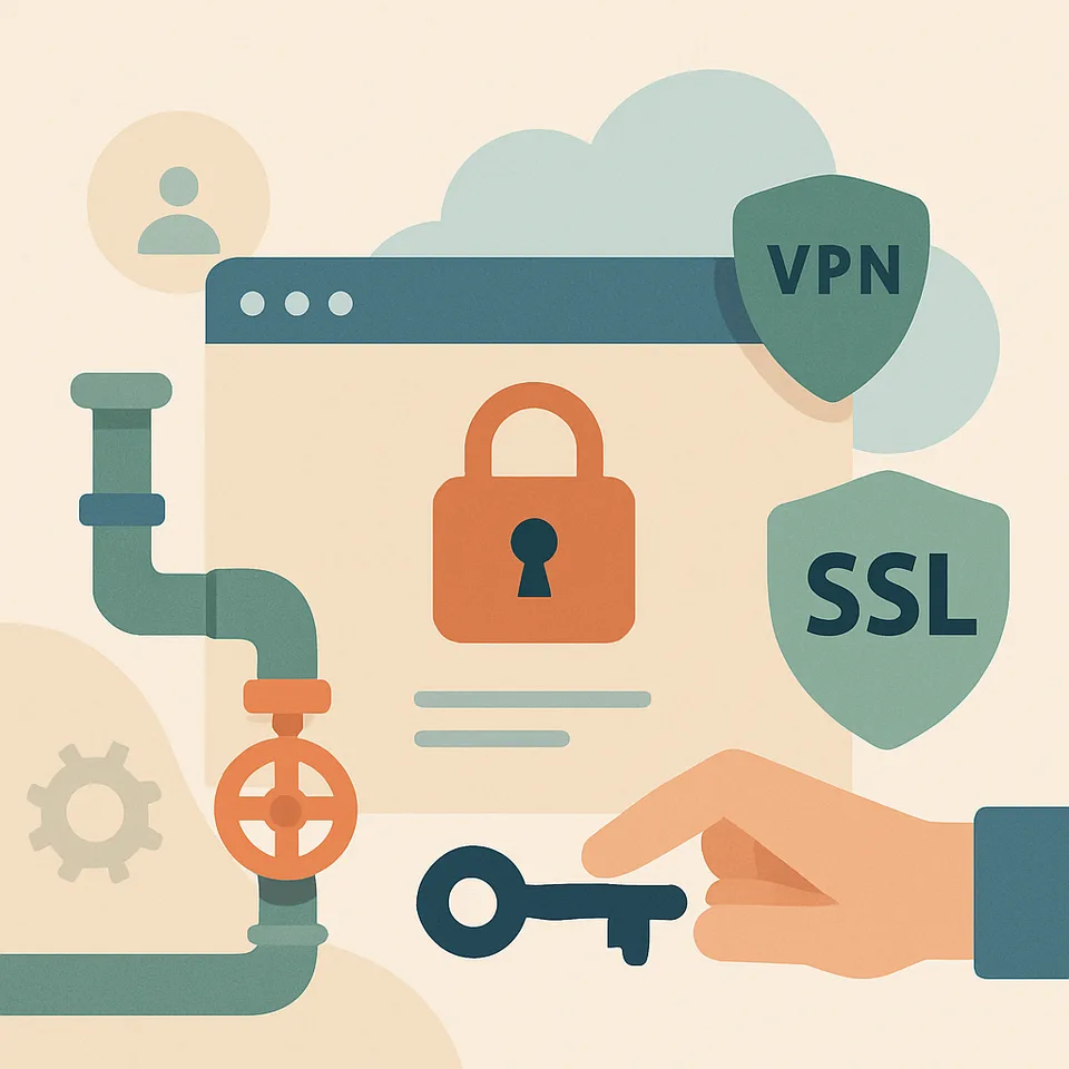 Как защитить сайт сантехнической компании: SSL, VPN и безопасный доступ для сотрудников